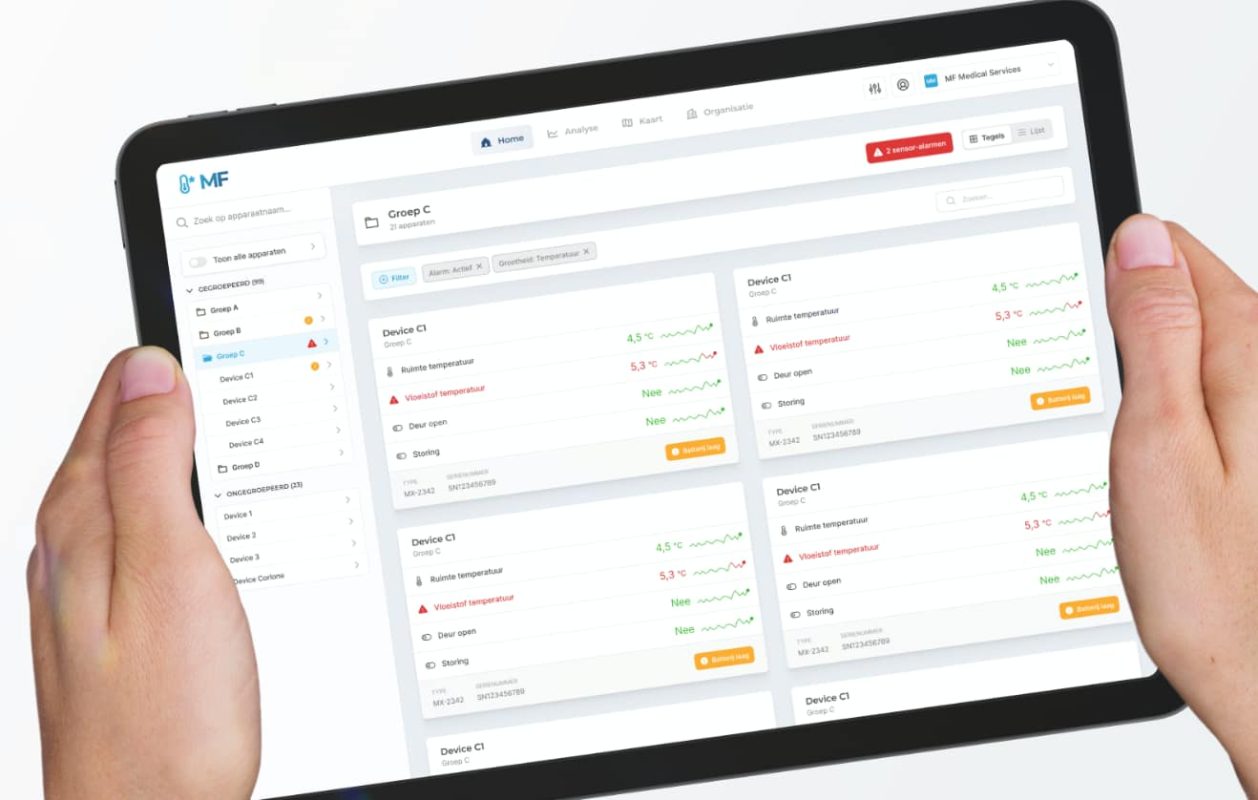 monitoring medische koelingen en vriezers